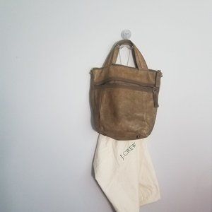 Jcrew Corsa Leather Tote - brownstone